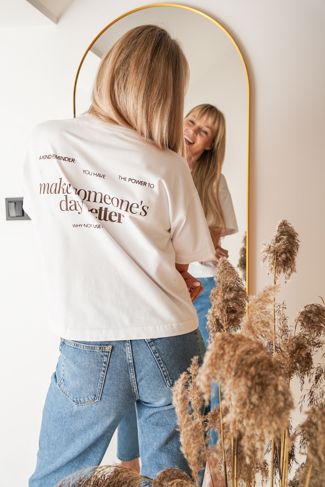 T-SHIRT BETTER DAY BIAŁY